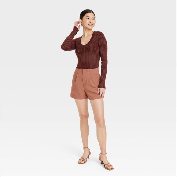 A New Day High-rise tailored shorts - Picture 1 of 5